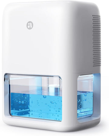 60 OZ Dehumidifiers for Home, Dual-Semiconductor Quiet Dehumidifier with Timer Sleep Mode Auto