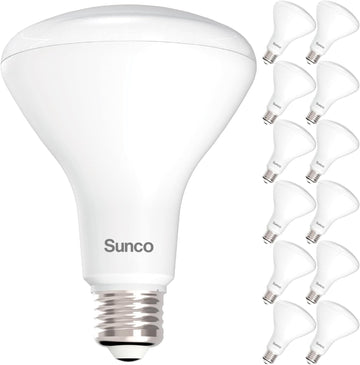12 Pack BR30 Light Bulbs LED, Recessed Can Light Bulbs, Indoor Flood Bulb, 850 LM, 11W (65W Equivalent), 3000K Warm