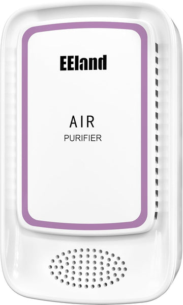 Negative Ion Air Purifier - Ozone-Free & Ultra Quiet Plug in for Cat Litter Odor, Kitchen, Bedroom, 