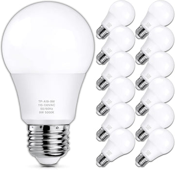 A19 LED Light Bulbs 60W Equivalent Daylight White 5000K