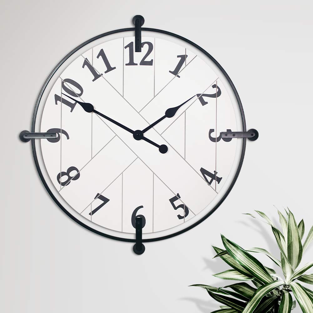 Farmhouse Series Barn Door Clock