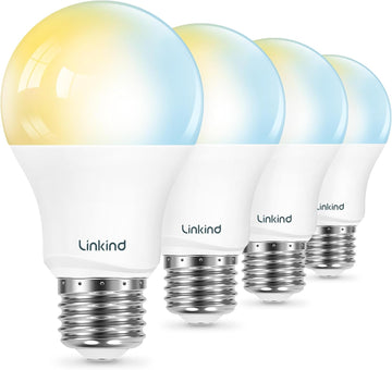 Smart Light Bulbs, Warm White to Daylight (2700K-6500K), Alexa Light Bulbs, Work with Alexa, Google Home, , 60W