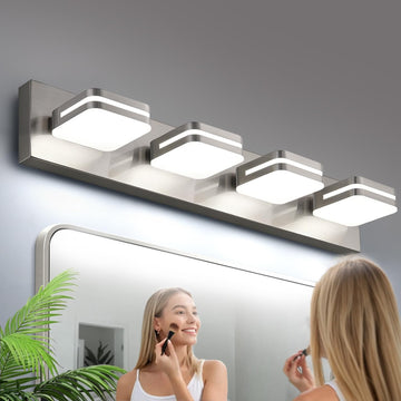 360° Rotate LED Bathroom Vanity Light Fixtures, Acrylic Vanity Lights , Modern Wall Lighting Fixtures Over Mirror