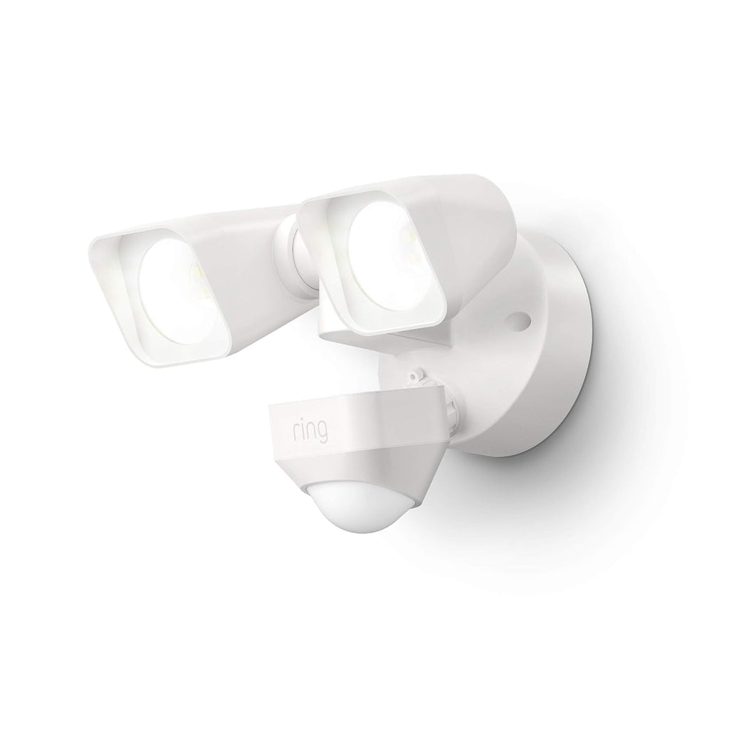 Floodlight Wired - Motion-activated floodlight, bright LEDs, works with Amazon Sidewalk, White