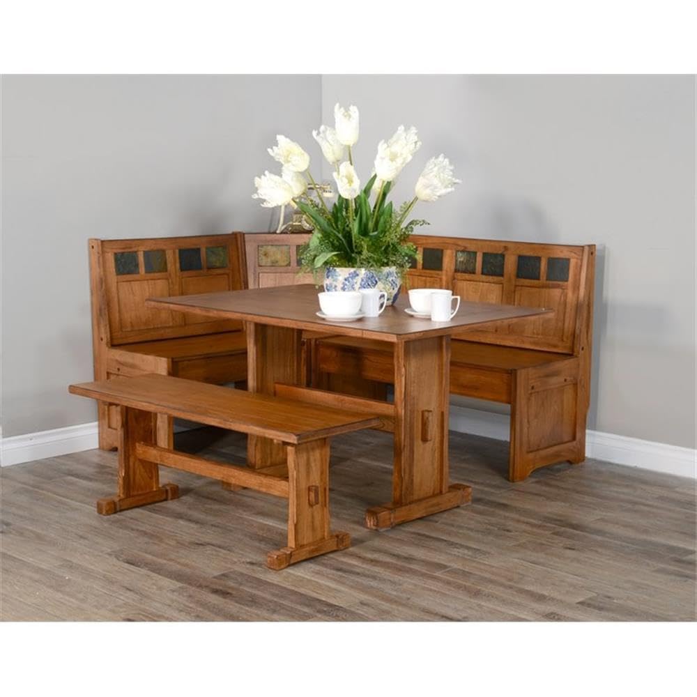 Sedona Breakfast Nook Set w/ Side Bench 4PC Set