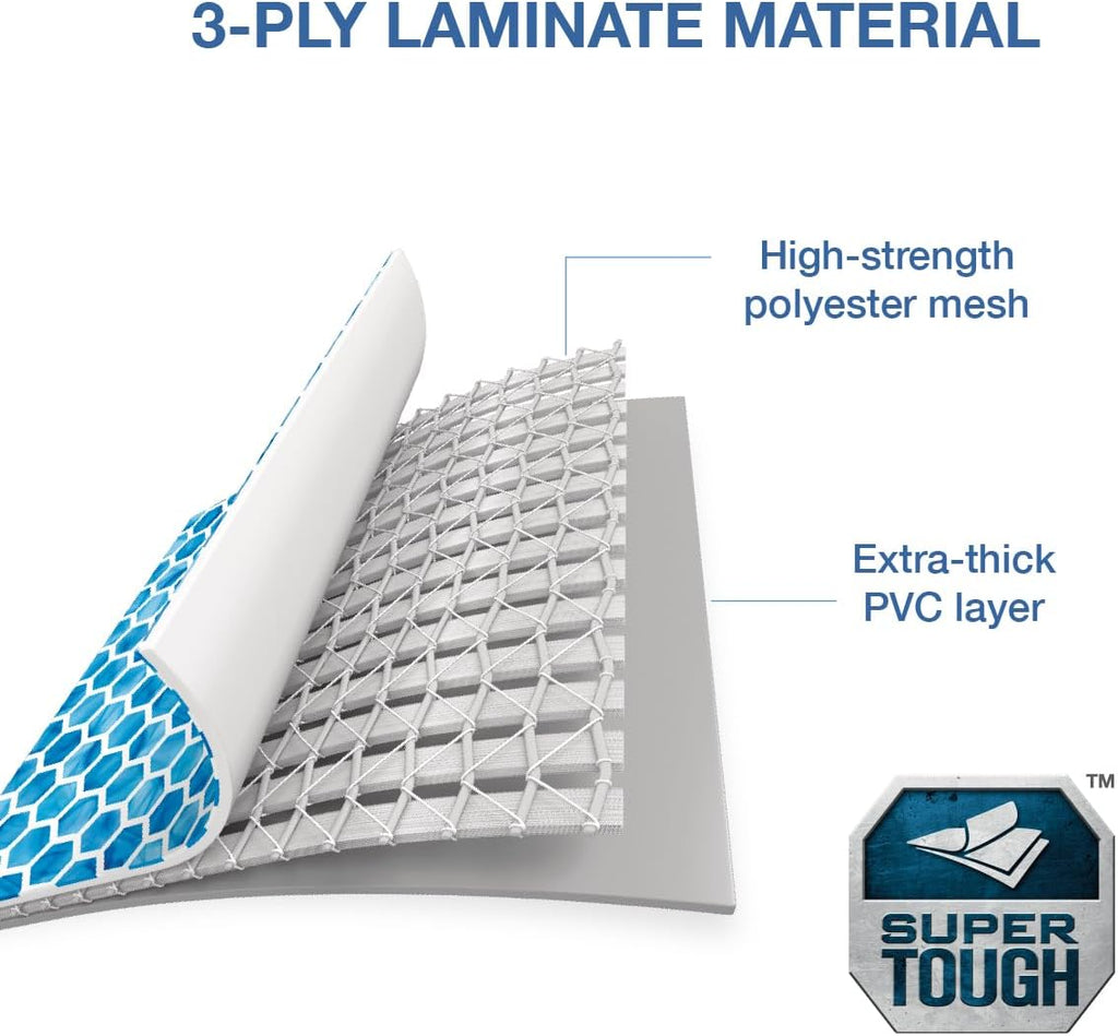 26710EP 12Ft X 30In Prism Frame Premium Above Ground Swimming Pool, SuperTough Puncture Resistant, Rust Resistant