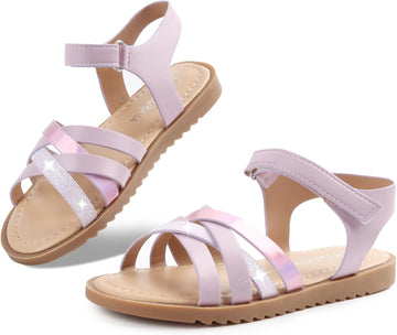 Toddler Girls Sandals Open Toe Dress Sandals for Kids
