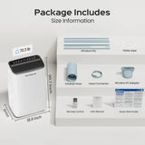 15000 BTU Portable Air Conditioners Cools Up to 800 Sq.Ft., 4-in-1 Smart Portable AC Unit with Cooling, Dehumidifier