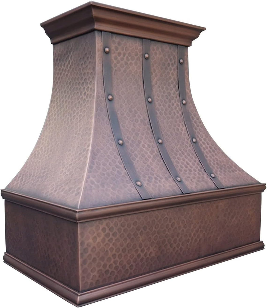 30 Inch Copper Wall Mount Range Hood Baffle Filters