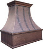 30 Inch Copper Wall Mount Range Hood Baffle Filters
