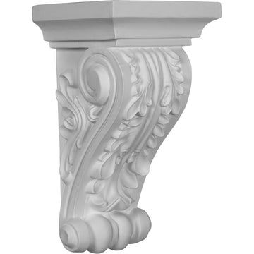5 1/2-Inch W x 5 3/8-Inch D x 10 5/8-Inch H Acanthus Corbel