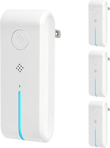Plug In Air Ionizers - Air Ionizer for Home,Air Purifier Plug In with Night Light Negative Filterles