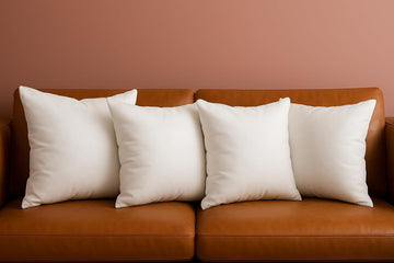 Trendy Home 20x20 Throw Pillow Insert (, White) Bed and Couch Pillows Stuffer Hypoallergenic, Decorative Home - Set of 4