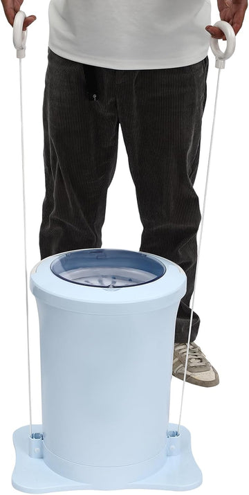 Manual Clothes Dehydrator Non-Electric Laundry Dryer Travel Outdoor Camping Manual Clothes Dryer Spinner Foot Pedal