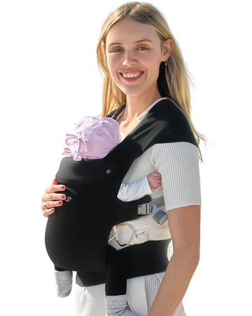 Newborn Carrier, Ergonomic, Cozy Baby Carrier, Black