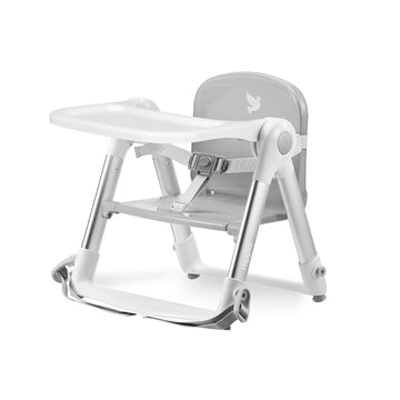 3-in-1 Toddler Booster Seat Chair & Dining Table with Removable Tray and Safety Straps, Portable& Foldable Babies