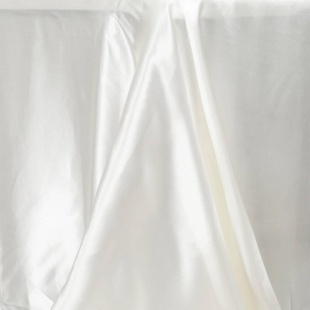 Rectangle Satin Tablecloth, 90"x156" Smooth Oblong Washable Table Cloth, Decorative Silky Fabric Table Cover for