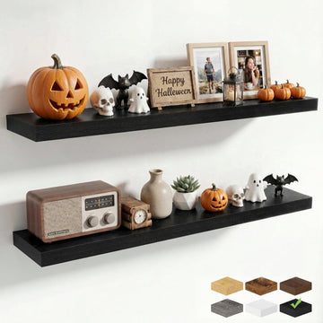 Floating Shelves 48 Inch Long, 9.3" Deep Floating Shelves for Wall, Rustic Fireplace Mantel, Large 48 x 8 Wall
