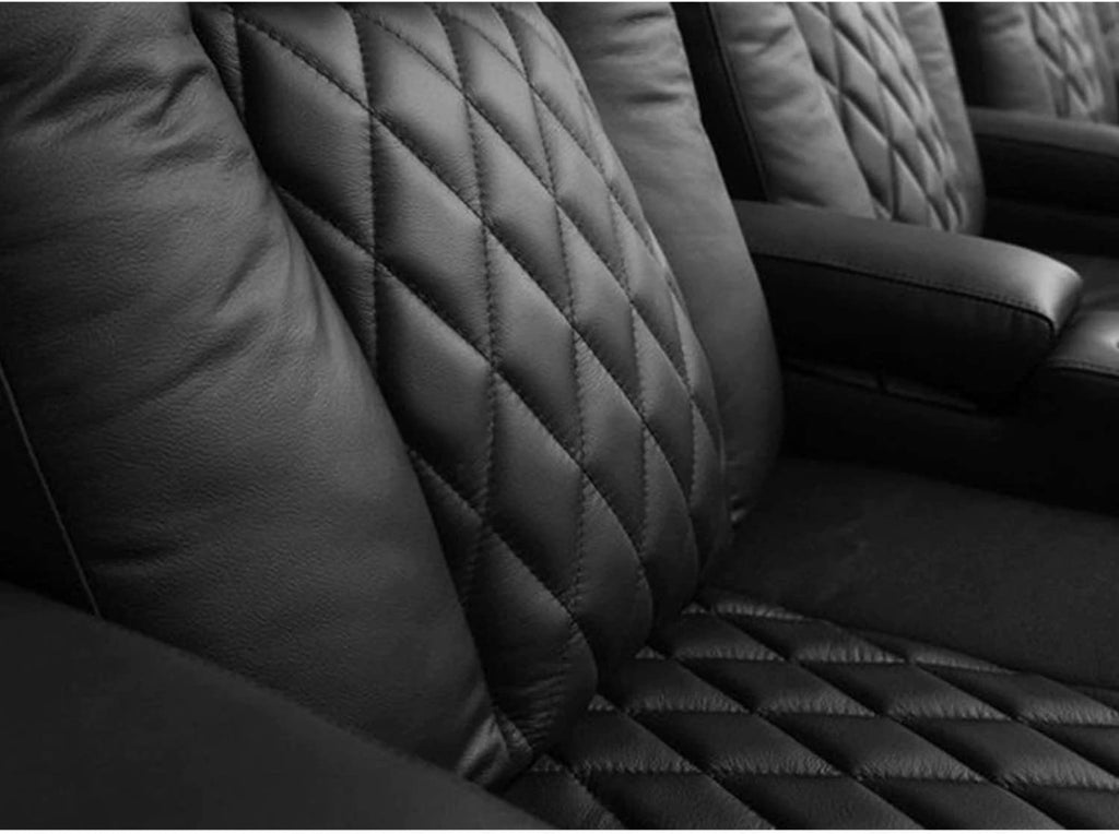 Tuscany XL Big & Tall Theater Seating - 400lb Capacity, Extra 26" Wide Power Recliner with Italian Leather