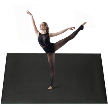 Marley Dance Floor 6.6' x 3.9' - Roll-Out Dance Floor Mat Studio, Ballet Floor for Barre, Tap, Jazz - Anti-Slip PVC