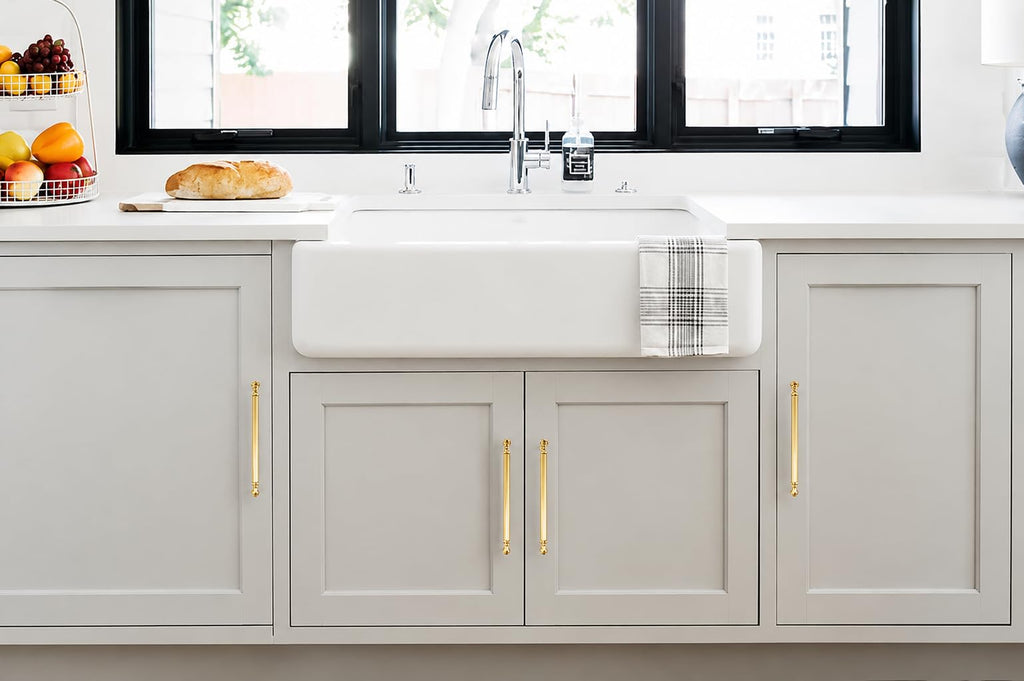 Appliance Handle Pull Brushed Brass Heavy-Duty Solid Cabinet Pulls 12Inch(305mm) Hole Center Drawer Pulls