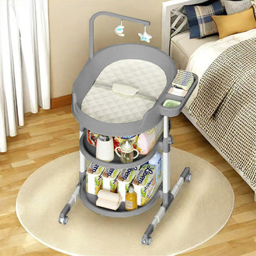 Diaper Changing Station, Portable Changing Table for Baby, Diaper Changing Table with Storage Drawers, Waterproof