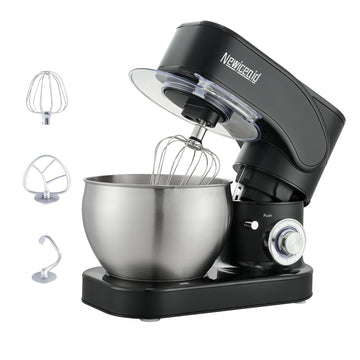Stainless Steel 6-Speed 7.4QT Stand Mixer, Black