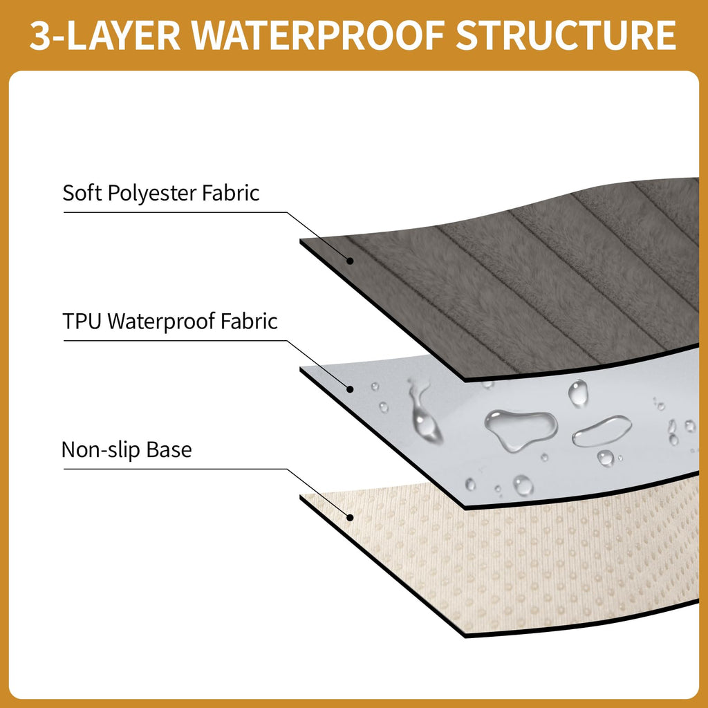 Waterproof Couch Covers for Sectional Sofa, L Shaped Couch Cover