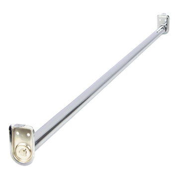 Closet Rod, 80-150", Polished Chrome