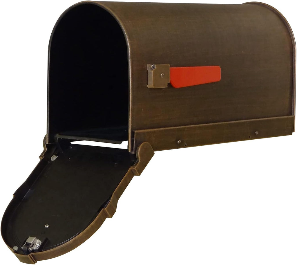 Savannah Curbside Mailbox - Copper Aluminum Mailbox for Post Mount