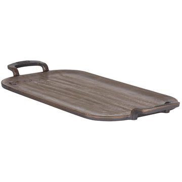 Nonstick Double Burner Griddle, 24 Inch Bronze Cast Iron Grill Pan, Made without PFAS, Induction Compatible, Oven