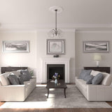 Oakleaf Ceiling Medallion, 29 1/8"OD x 3 5/8"ID x 1"P (Fits Canopies up to 6 1/4"), Factory Primed