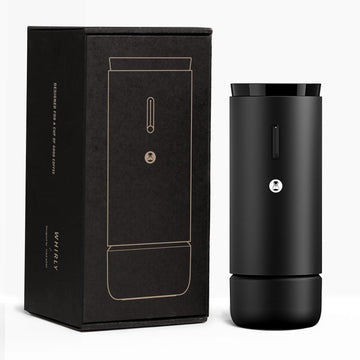 Burr Coffee Grinder, Portable Electric Grinder with Metal Body, 30 Precise Settings for Espresso to French Press, Low