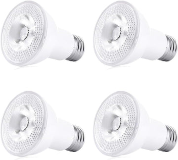 PAR20 LED Bulbs, Flood Light CRI90 50W Equivalent 7W, Dimmable, 550 Lumens, E26 Base (6000K Daylight White)