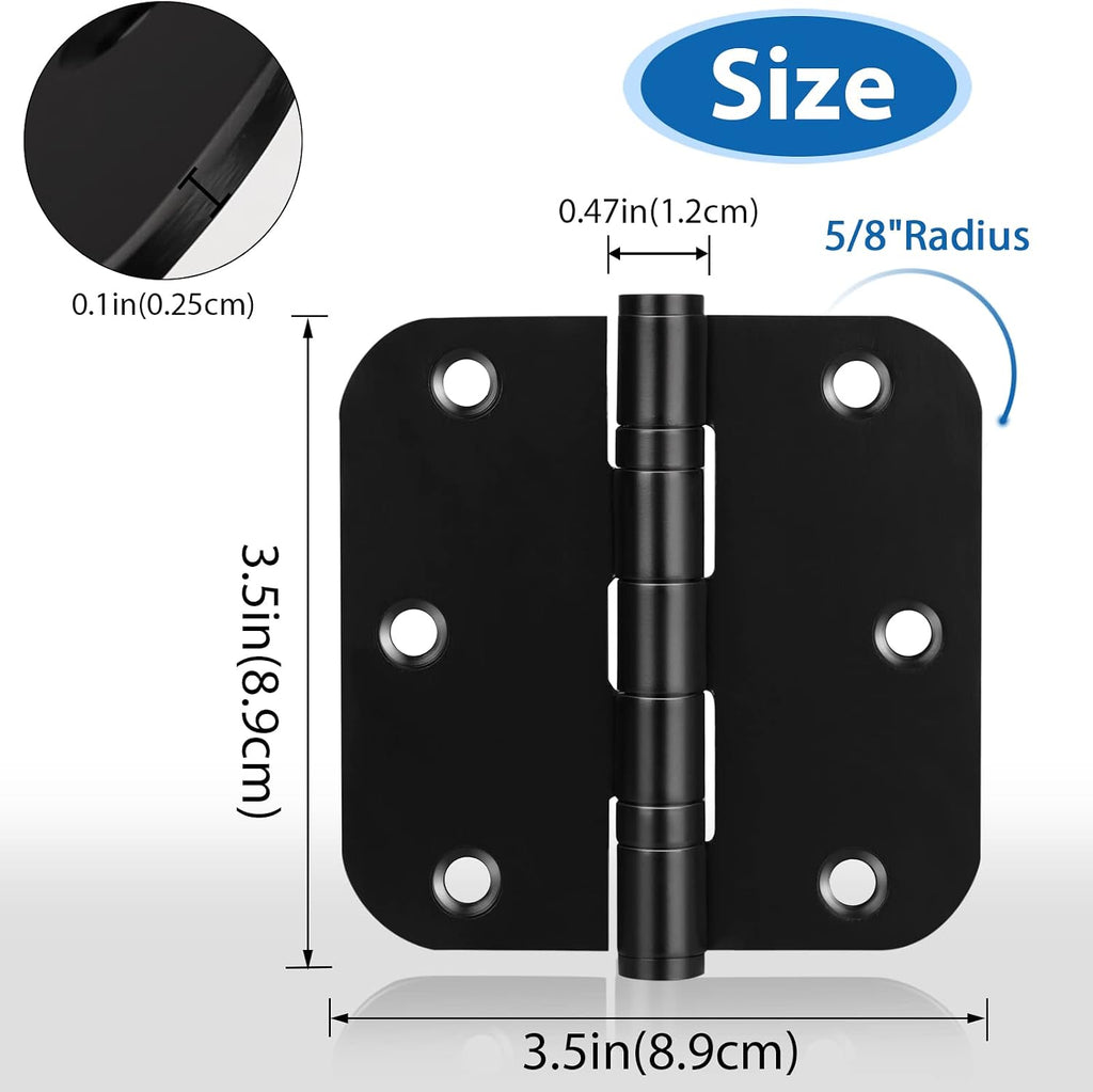 Stainless Steel Door Hinges, 3.5''X 3.5'' Ball Bearing Hinges