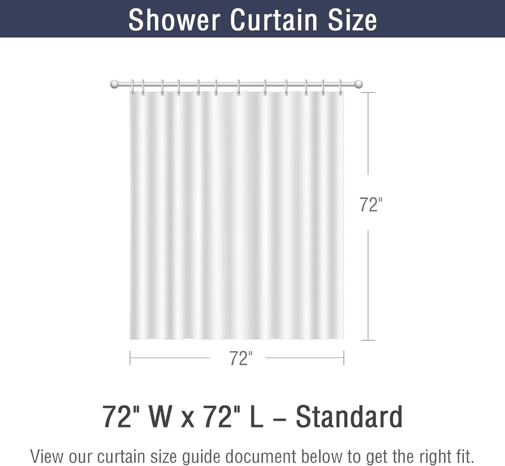 Taupe Boho Farmhouse Shower Curtain with Tassels, Rustic Bohemian Modern Bathroom Decor Heavy Thick Textured Fabric