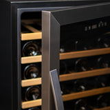 22" Wide Cascina Series 47 Bottle Dual Zone Stainless Steel Wine Refrigerator KW