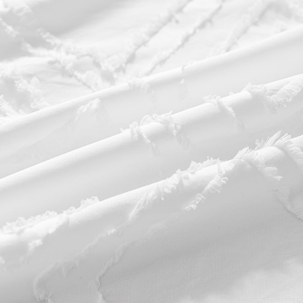 Tufted Bed Skirt Twin Size - Ruffled Bed Skirts with Split Corners
