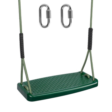 Heavy Duty Tree Swing for Kids with Adjustable Tree Rope, Green