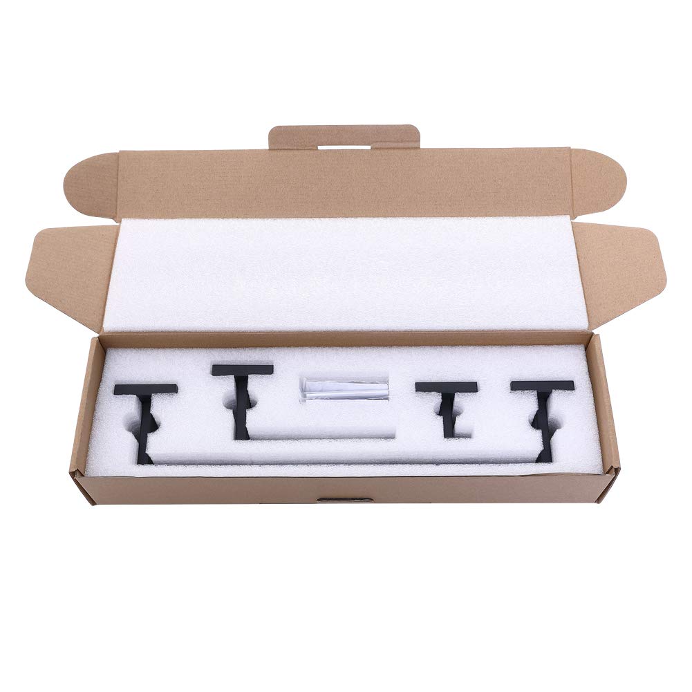 3-Piece Bathroom Hardware Set Matte Black Wall Mounted Bathroom Accessory Set, Premium Stainless Steel Robe Hook