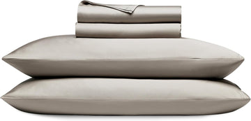 Luxury Bed Sheet Set - 100% Viscose from Bamboo Fabric, Ultra-Soft & Breathable, Fits Regular & Deep Pocket