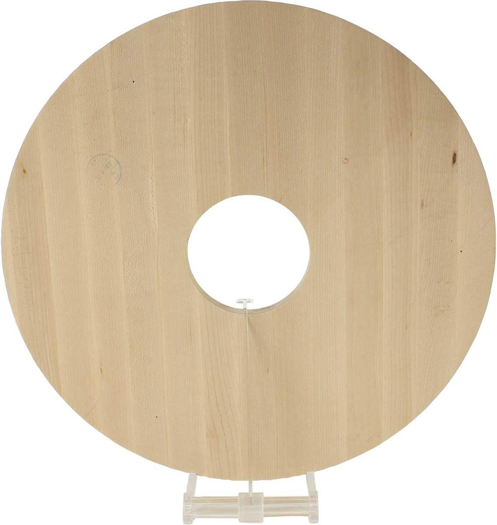 16"OD x 3 7/8"ID x 1 1/8"P Carved Berkshire Ceiling Medallion, Red Oak (Fits Canopies up to 5 1/4")