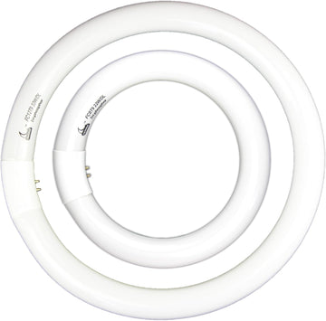 FC8T9 22W and FC12T9 32W Daylight Set, Round Fluorescent Bulb 8 inch T9 22 Watts & Circular Light Bulbs 12 inch 32