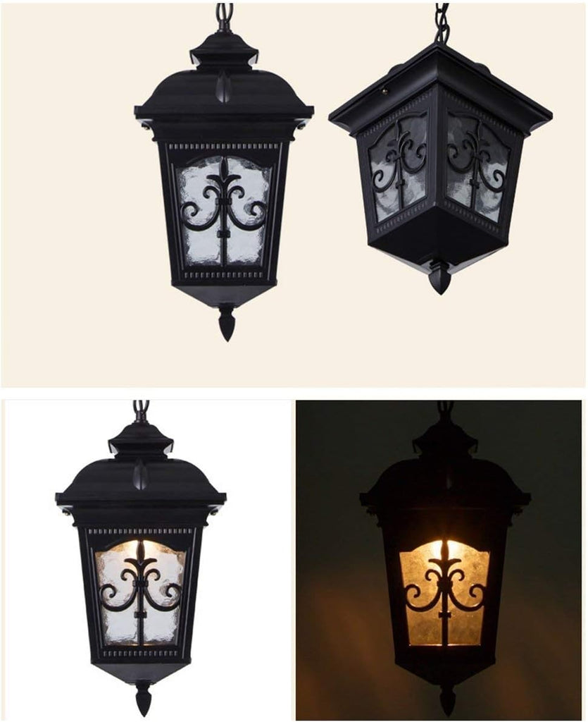 Outdoor Chandelier Waterproof Gazebo Garden Shed Walkway Villa Corridor Rainproof Traditional Porch Courtyard