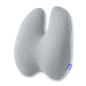 Extra Dense Lumbar Pillow - Patented Ergonomic Multi-Region Firm Back Support for Lower Back Pain Relief - Lumbar
