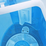 Portable Washer Compact Twin Tub 9.9 LB Mini Top Load Washing Machine Washer/Spinner w/ 6.57 FT Inlet Hose
