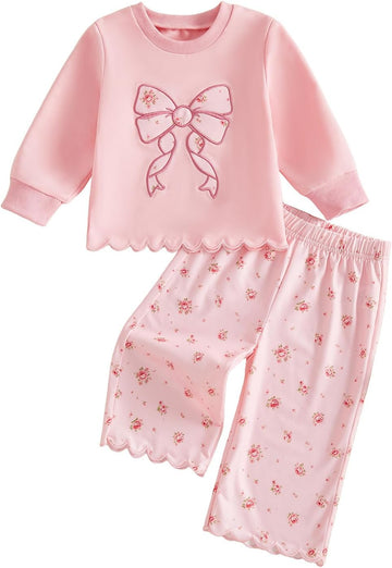 Toddler Baby Girl Clothes 6 9 12 18 Sweatshirt Pants Sets