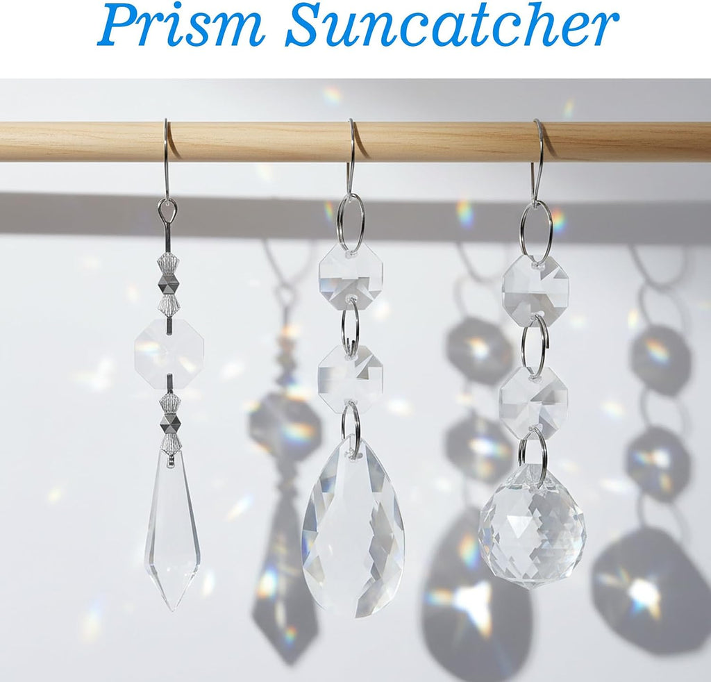 66 Pack Chandelier Crystal Prism Replacement
