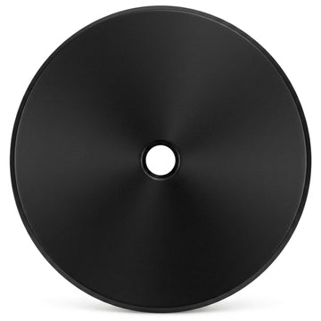 2.0" Black Backplates of Bifold Closet Cabinet Knobs