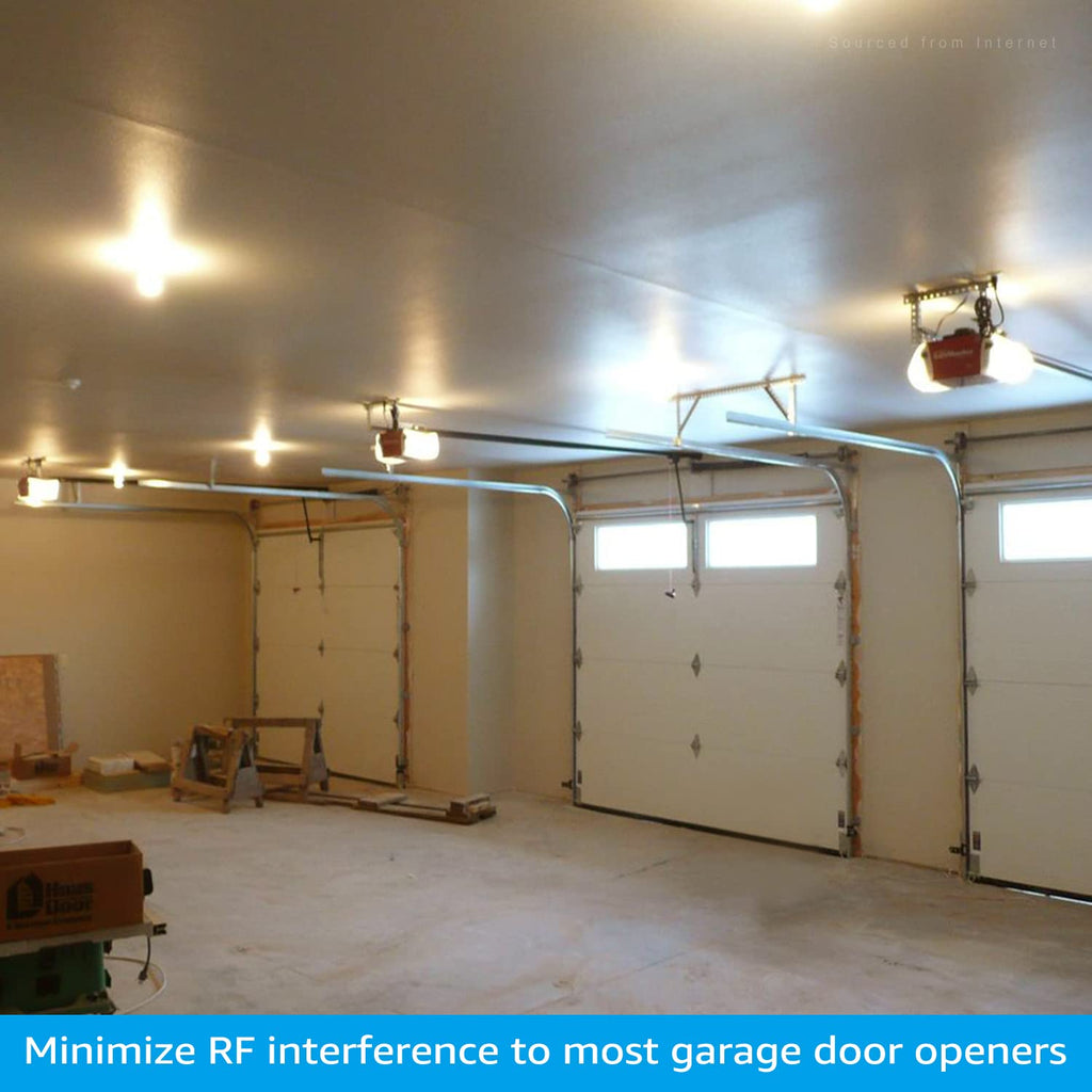 4-Pack Universal Garage Door Opener LED Bulb A19, 3000K